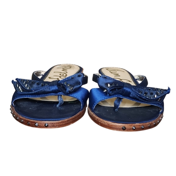 Sam Edelman Dariel Slides Blue Women's Size 6 - Picture 4 of 8